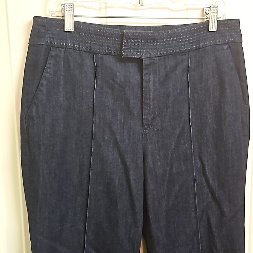 Chicos Platinum Denim Trousers - Picture 1 of 6